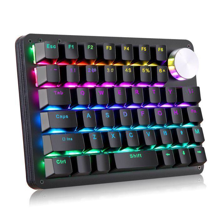 Portable Mechanical Gaming Keyboard with 4-Layer RGB